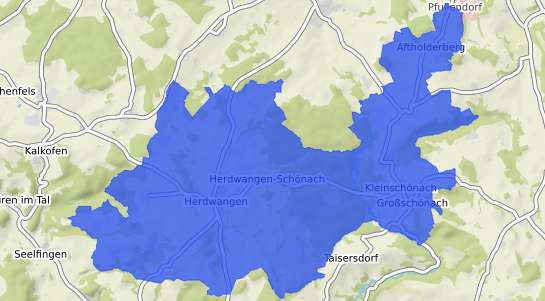 Bodenrichtwertkarte Herdwangen-Sch&ouml;nach